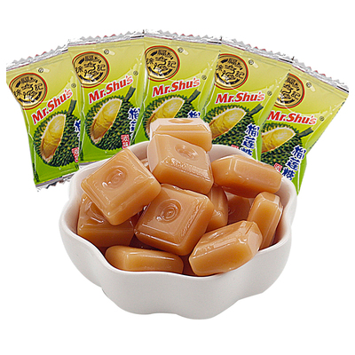 徐福记榴莲硬糖500g特浓休闲零食