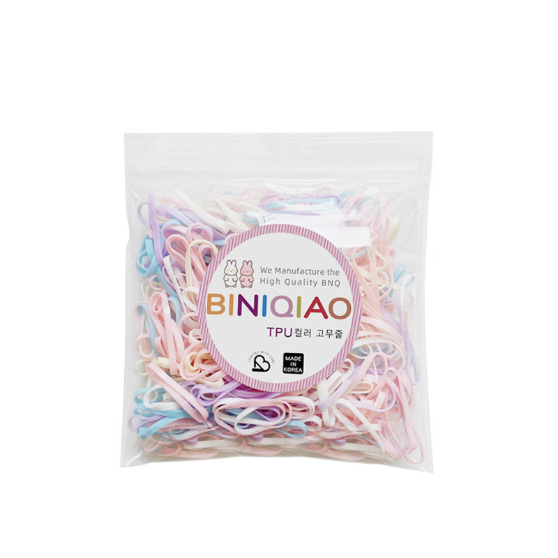 可爱卡通小熊一次性发圈比你俏