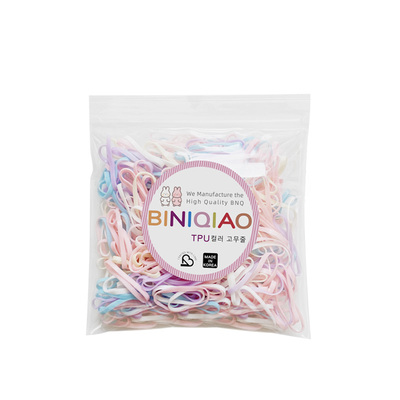 可爱卡通小熊一次性发圈比你俏