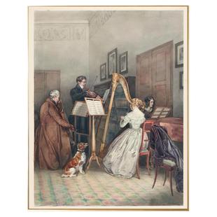 肖邦手稿琴谱音乐装饰画钢琴背景墙摆画客厅挂画文艺复古油画壁画