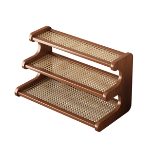 桌面多层杯架家用餐桌台面杯子收纳置物架办公室咖啡杯水杯展示架