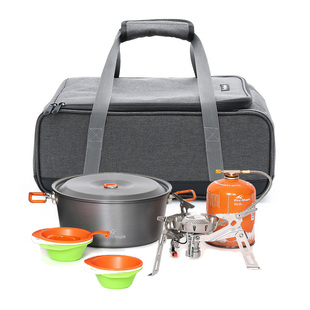 火枫户外野餐包野营野炊露营自驾游炉具炉头锅具餐具钓具大收纳袋