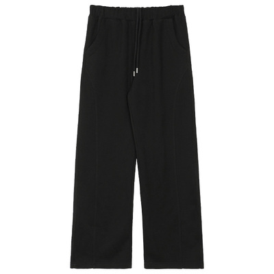 SEEKSIMPLE松紧腰加绒卫裤