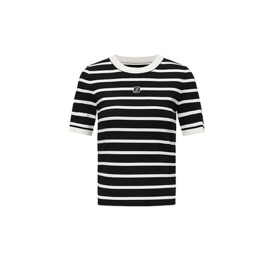 2025年春新款撞色条纹针织