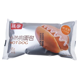 （4天保质期）桃李小热狗面包 脆皮肠+沙拉95g童年儿时的味道怀旧