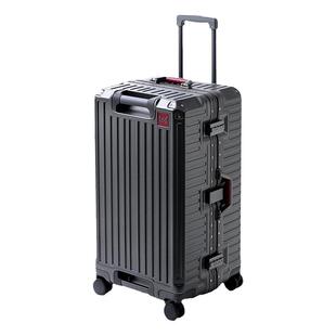 Lee官方大容量行李箱女24寸旅行箱铝框拉杆箱新款学生耐用密码箱