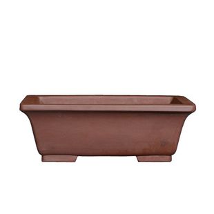 紫砂花盆无孔特大造型假山上水石盆简约长方形有孔盆景盆甩卖包邮