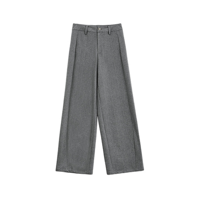 X--MOOM芽条立裁直筒卫裤