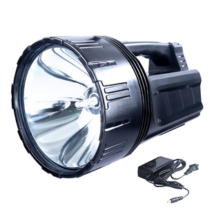 充电12V氙气探照灯10/20AH锂电池户外强光远射手提3000流明手电筒