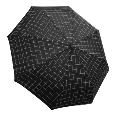 天堂伞格纹自动简约晴雨伞