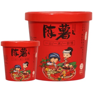 贵州铜仁特产思南陈薯酸辣粉重口味红薯粗细粉条冲泡红著粉12桶装