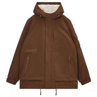 重磅90白鸭绒羽绒服男短款冬季新款加厚保暖休闲男士工装外套上衣