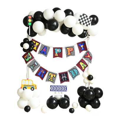 男孩生日派对气球装饰