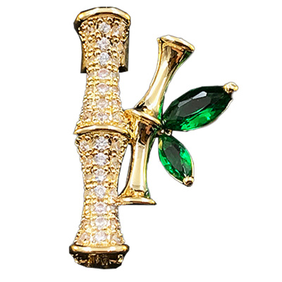 古风竹子美好寓意胸针女别针胸花西装竹子领针个性设计感配饰5598