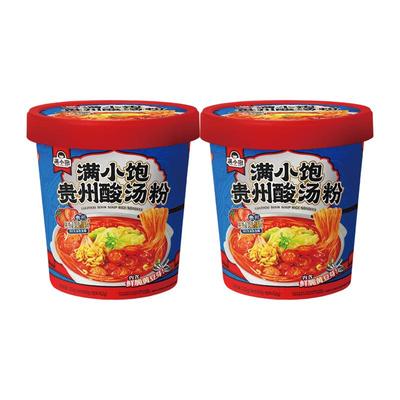 满小饱冲泡贵州酸汤粉