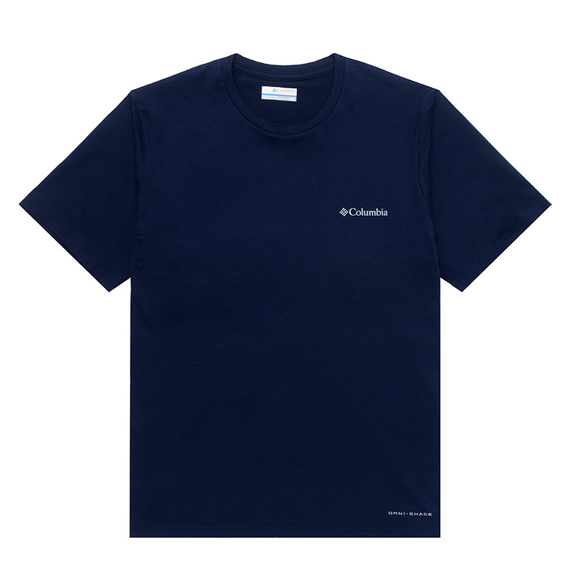 Columbia哥伦比亚男士新款短袖户外运动服透气圆领T恤AE0805464