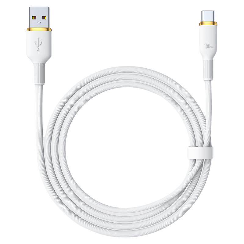 适用小米6A硅胶快充数据线2m多色