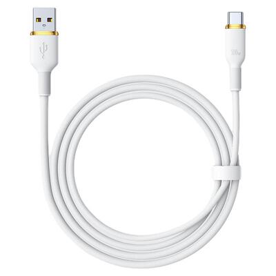 适用小米6A硅胶快充数据线2m多色