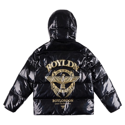 【凛冬恋歌】BOYLONDON冬季男女款炫彩短款羽绒服90绒外套N28913