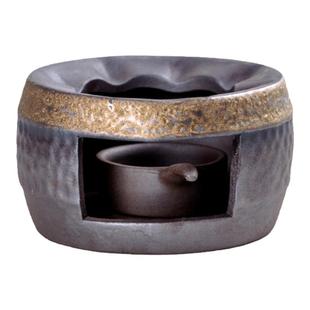 饮致粗陶烤茶焙火器温茶器具瓦片盘日式提香烤老茶叶炉家用焙茶器