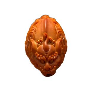 招财貔貅吊坠橄榄核单籽挂件精雕高品质核雕雕刻把件文玩手串配珠