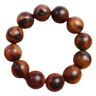 正宗道家守护手串保真雷击木料天然雷击枣木佛珠2cm雷霆雷纹念珠