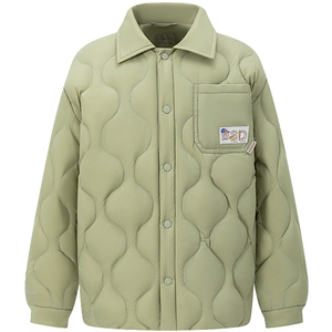 波司登儿童羽绒服男童葫芦纹外穿保暖衬衫款羽绒外套三防抗菌面料