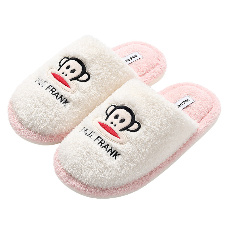 PaulFrank/大嘴猴毛毛拖鞋女款
