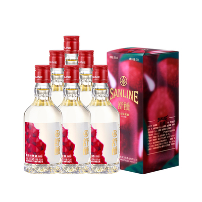 【可用88vip消费券】舒醺荔枝味果酒整箱五粮液官方出品女士微醺