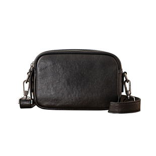 后步原创真皮男士单肩小包头层植鞣牛皮简约个性休闲斜挎包手拿包