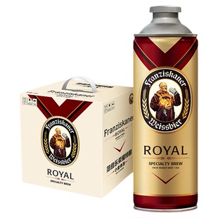 范佳乐教士荣耀特酿小麦啤酒1L*6瓶桶装德国风味13.8°P精酿整箱