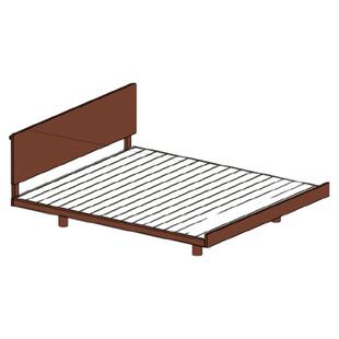 出乎生活屿光齐边床1.8米双人床黄杨木次卧小户型1.5家用黄杨木床