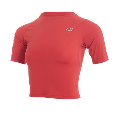 健身服夏季女跑步T恤户外训练速干透气瑜伽服短袖罩衫运动上衣