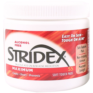 美国施颜适stridex水杨酸棉片去闭口刷粉刺酸清洁贴片黑头祛痘