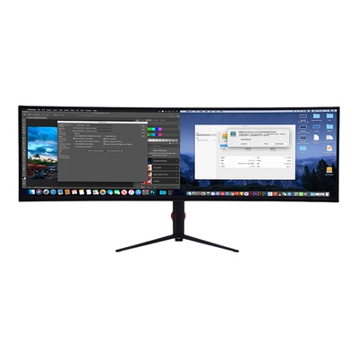 49英寸144hz 5k带鱼屏高刷 显示器32:9超宽IPS面板电竞游戏炒股