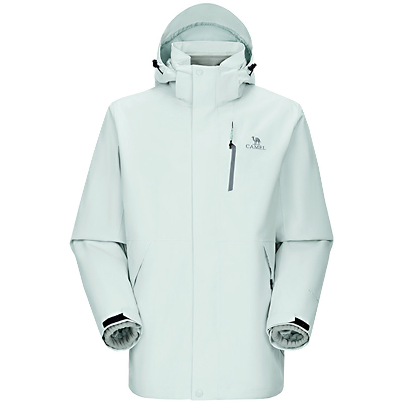 骆驼3514Pro冲锋衣男女款三合一冬季抓绒加厚防风防水外套登山服