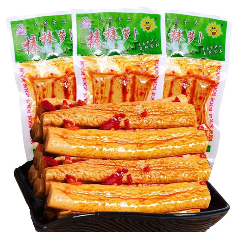 向东棒棒萝卜干甜脆萝卜小袋装香辣农家大刀萝卜开胃早饭酱菜即食