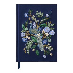 美国Rifle Paper Co.刺绣日记本手账笔记本线记录装精美高级横线