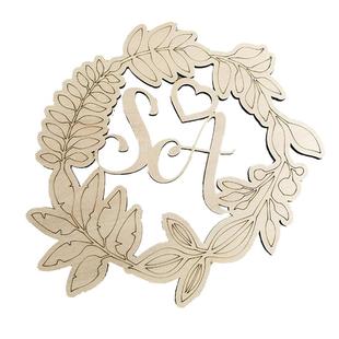 喜平方创意个性定制婚礼木质挂牌摆饰字母牌婚车花环装饰名子木牌