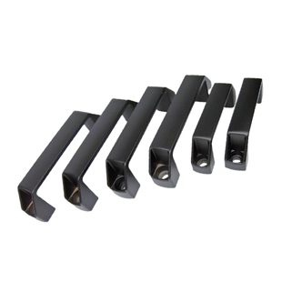 汽车检具专用配件推车铝合金方形拉手黑色铝合金拉手90/120/180