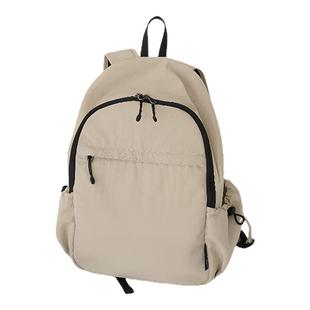 梵花不语轻便通勤轻便背包女士短途旅行休闲运动双肩包防水电脑包