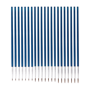 学生初学入门狼毫马毛勾线笔描线笔 水彩工笔画笔勾勒绘画毛笔 大中小细勾线毛笔