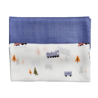 littlerei新生婴儿宝宝纱布包巾