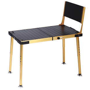 新款斜坡乱石专用非碳素迷你超轻微调方型铝合金小钓台钓凳渔具