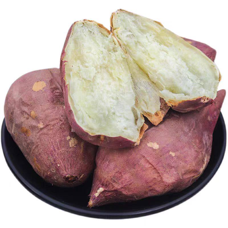 四川红皮白心红薯粉糯甜
