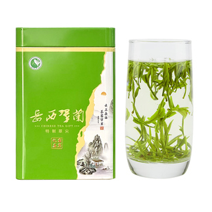岳西翠兰2025年雨前新茶春茶嫩叶绿茶安徽茶叶国宾礼茶礼盒装500g