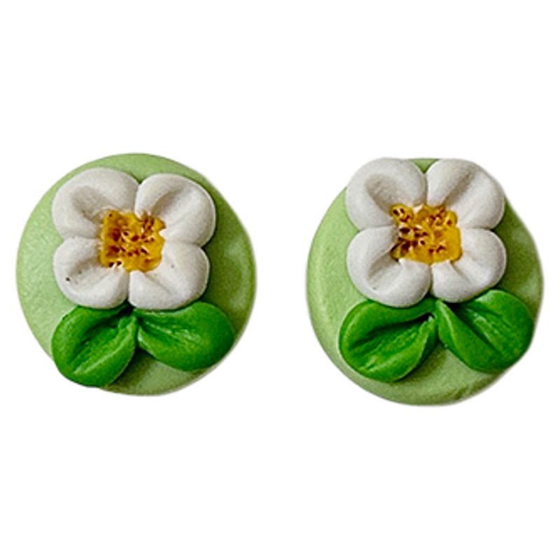 FEN原创手工软陶花朵耳环孤品