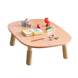 聪明屋实木松木榉木儿童桌花生桌宝宝小桌子幼儿园桌椅感官手工桌