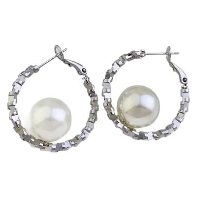 夸张大气珠珠耳环女时尚百搭