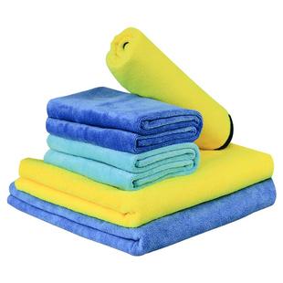 洗车毛巾汽车加大加厚擦玻璃巾吸水掉毛不抹布内饰无痕专用擦车巾